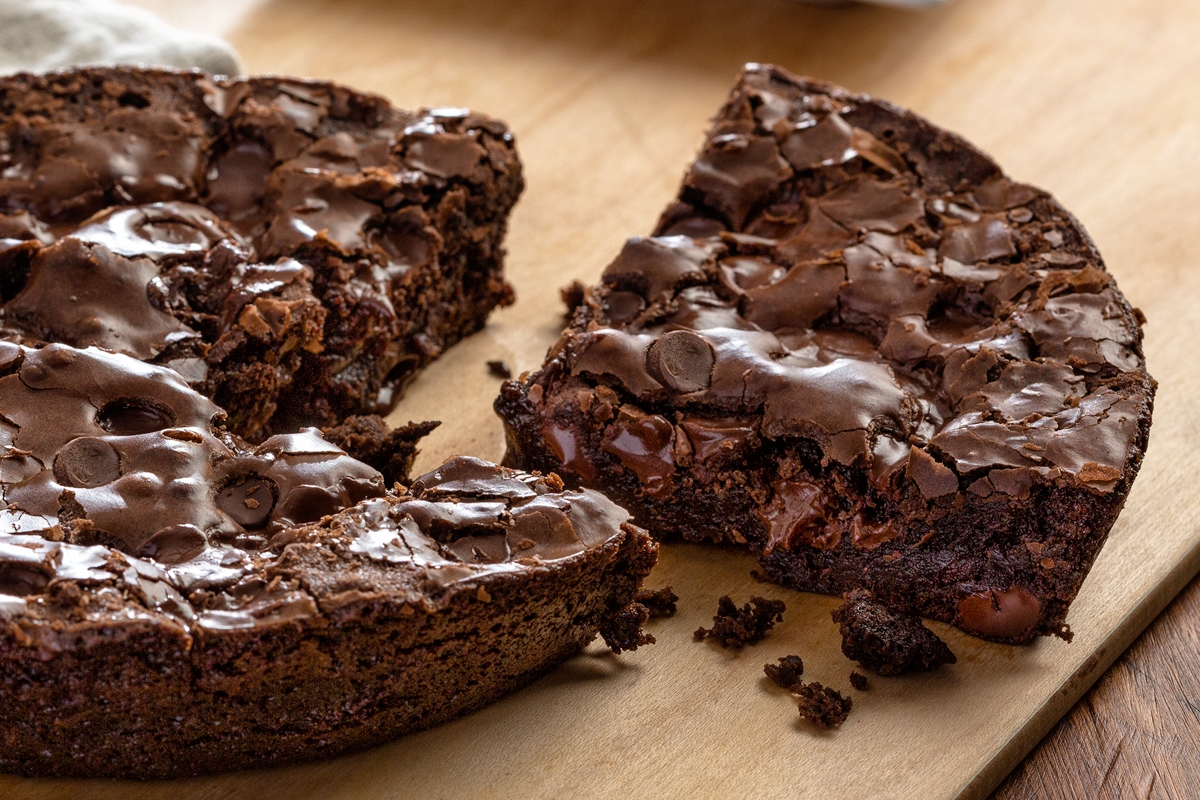 Order Mega Triple Chocolate Brownie food online from UNO CHICAGO GRILL store, Bensalem on bringmethat.com