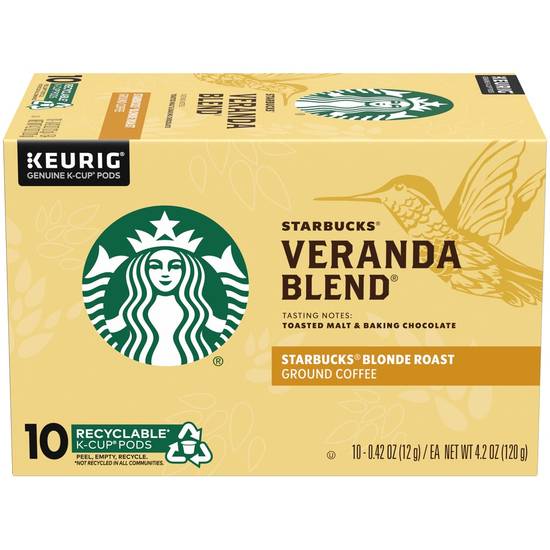 Order Starbucks K-Cup Pods Veranda Blend Blonde, 10CT food online from Cvs store, TRAVERSE CITY on bringmethat.com
