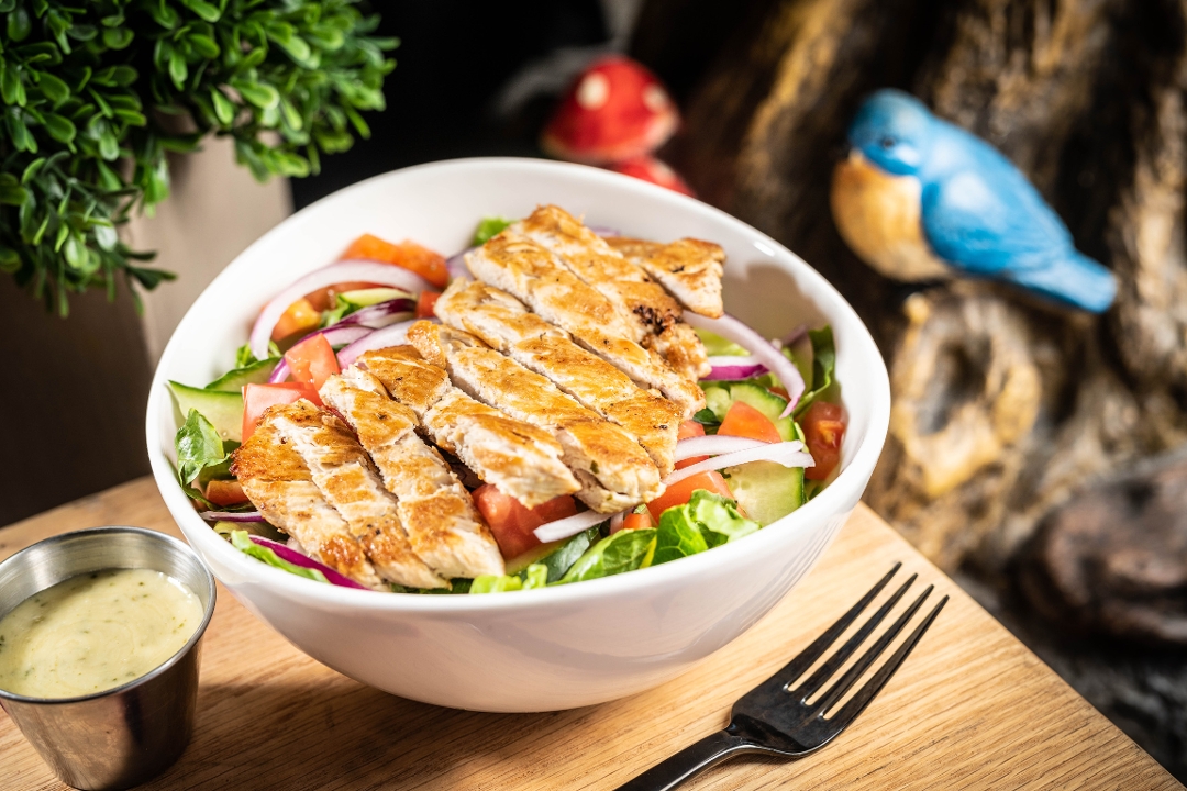 Order A Big Salad w. Like... Chicken On It food online from Drip store, Hellertown on bringmethat.com