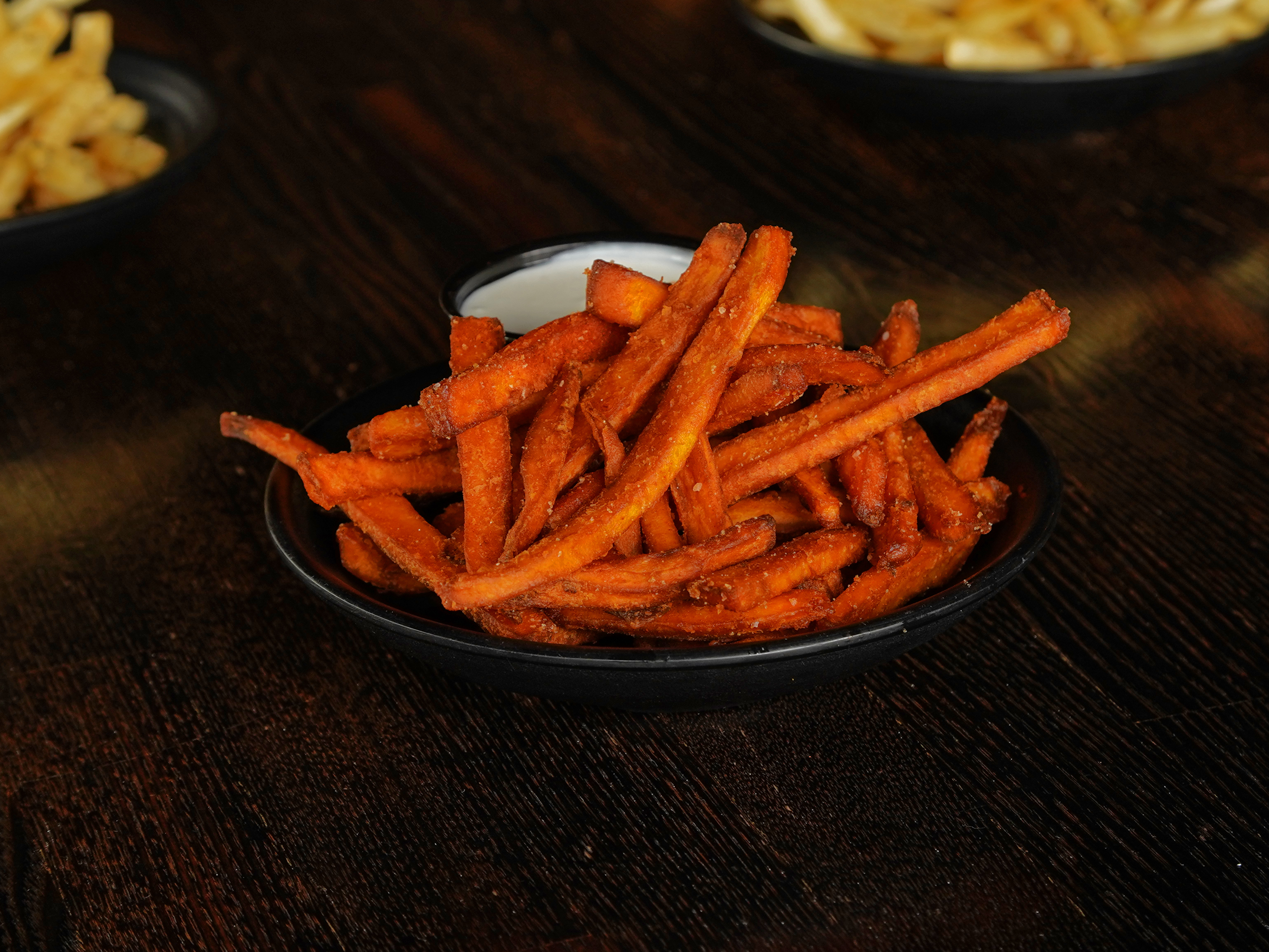 Order Sweet Potato Fries food online from The Bun Shop store, Los Angeles on bringmethat.com