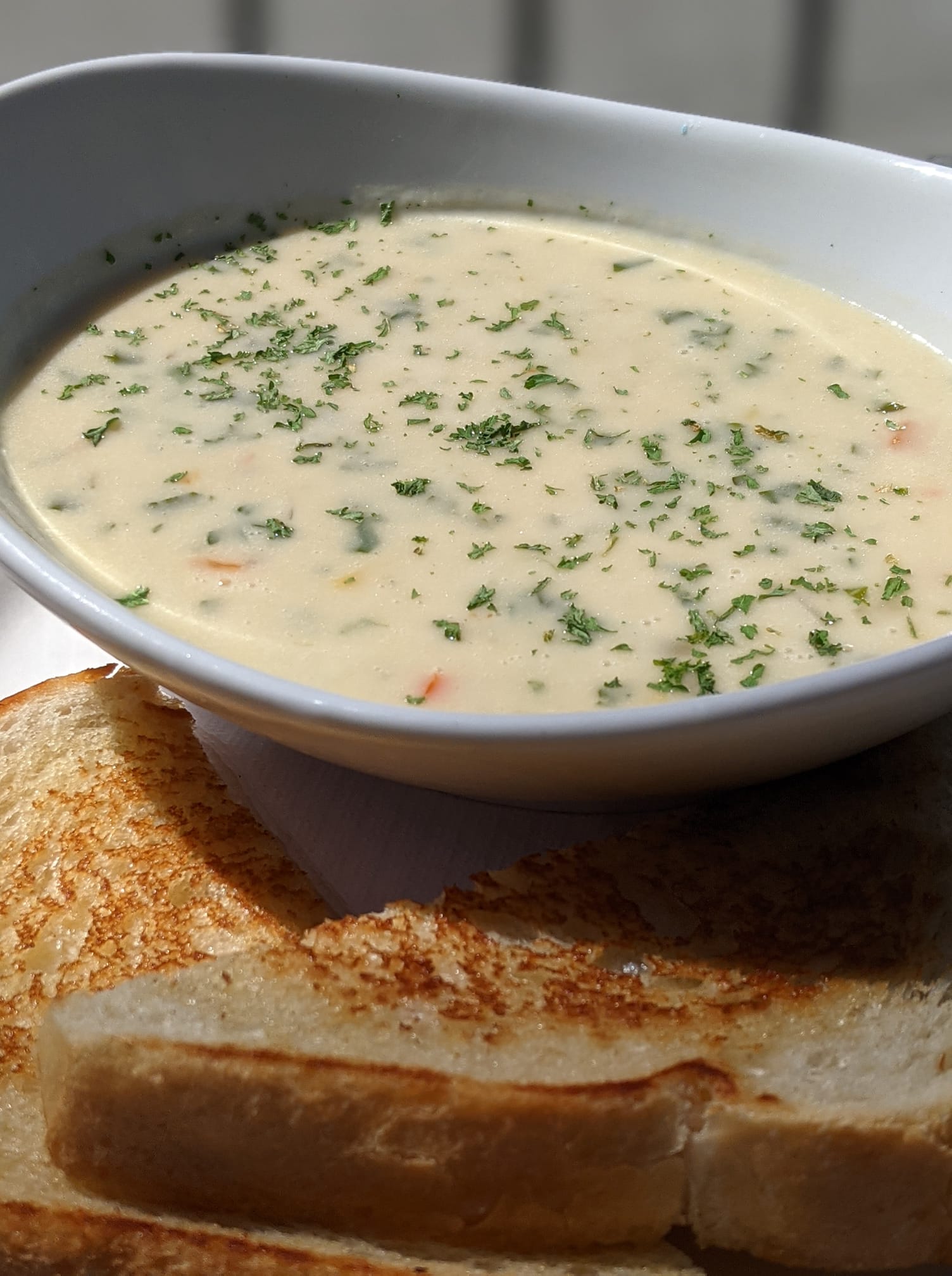 Order Soup Of The Day food online from James Joyce Irish Pub store, Durham on bringmethat.com