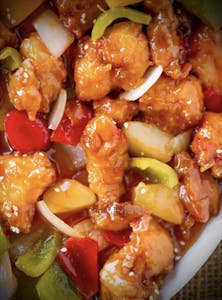 Order 46. Sweet & Sour Chicken food online from Iron Wok store, Kansas City on bringmethat.com