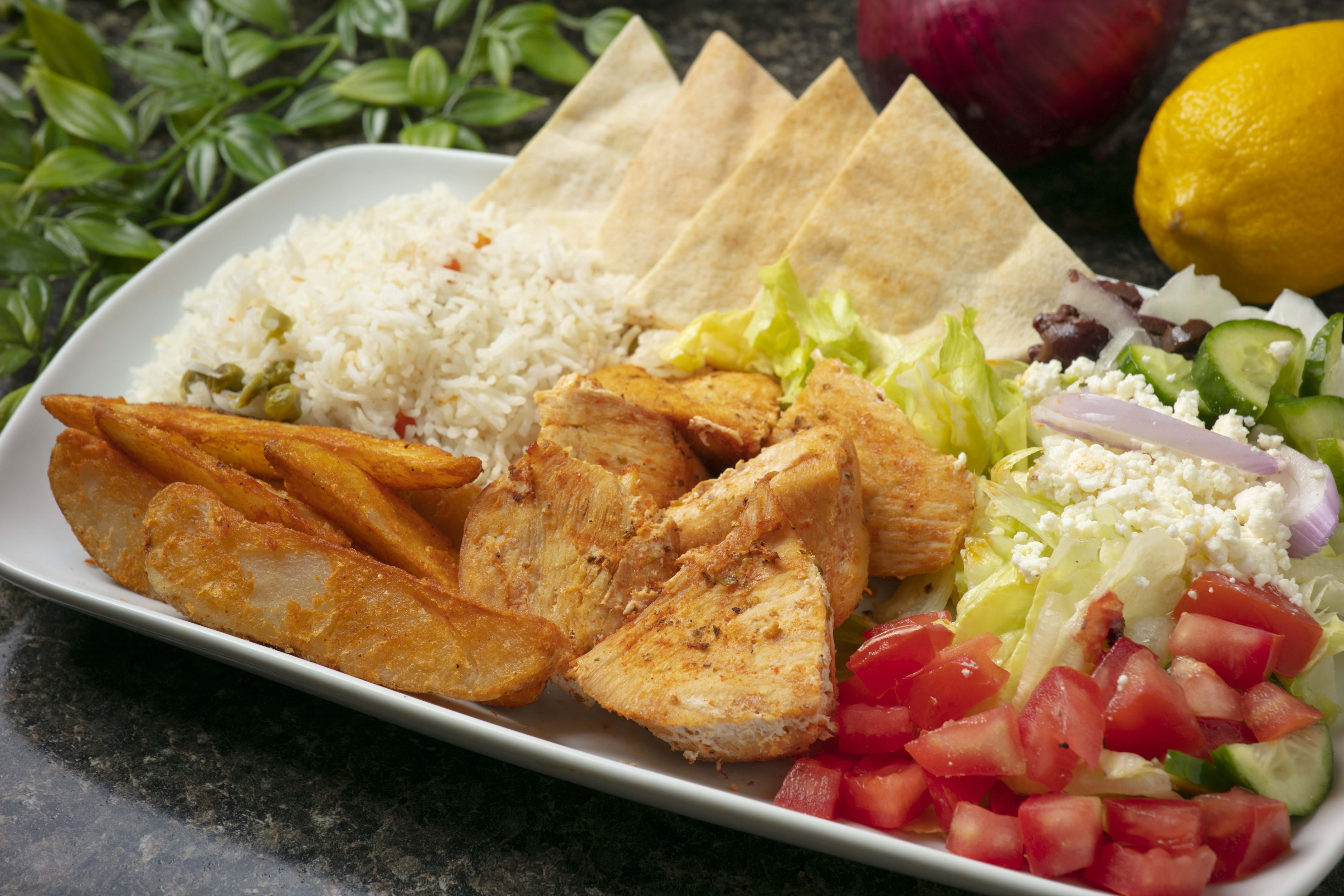 Order Chicken Souvlaki food online from Arda's Cafe store, Los Angeles on bringmethat.com
