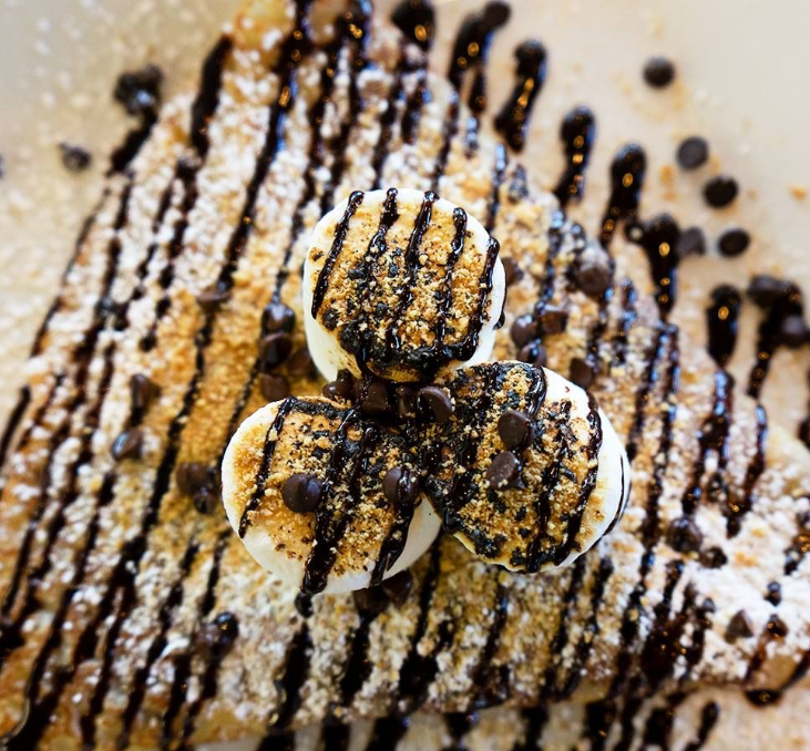 Order S'mores Crepe food online from Coco store, Houston on bringmethat.com