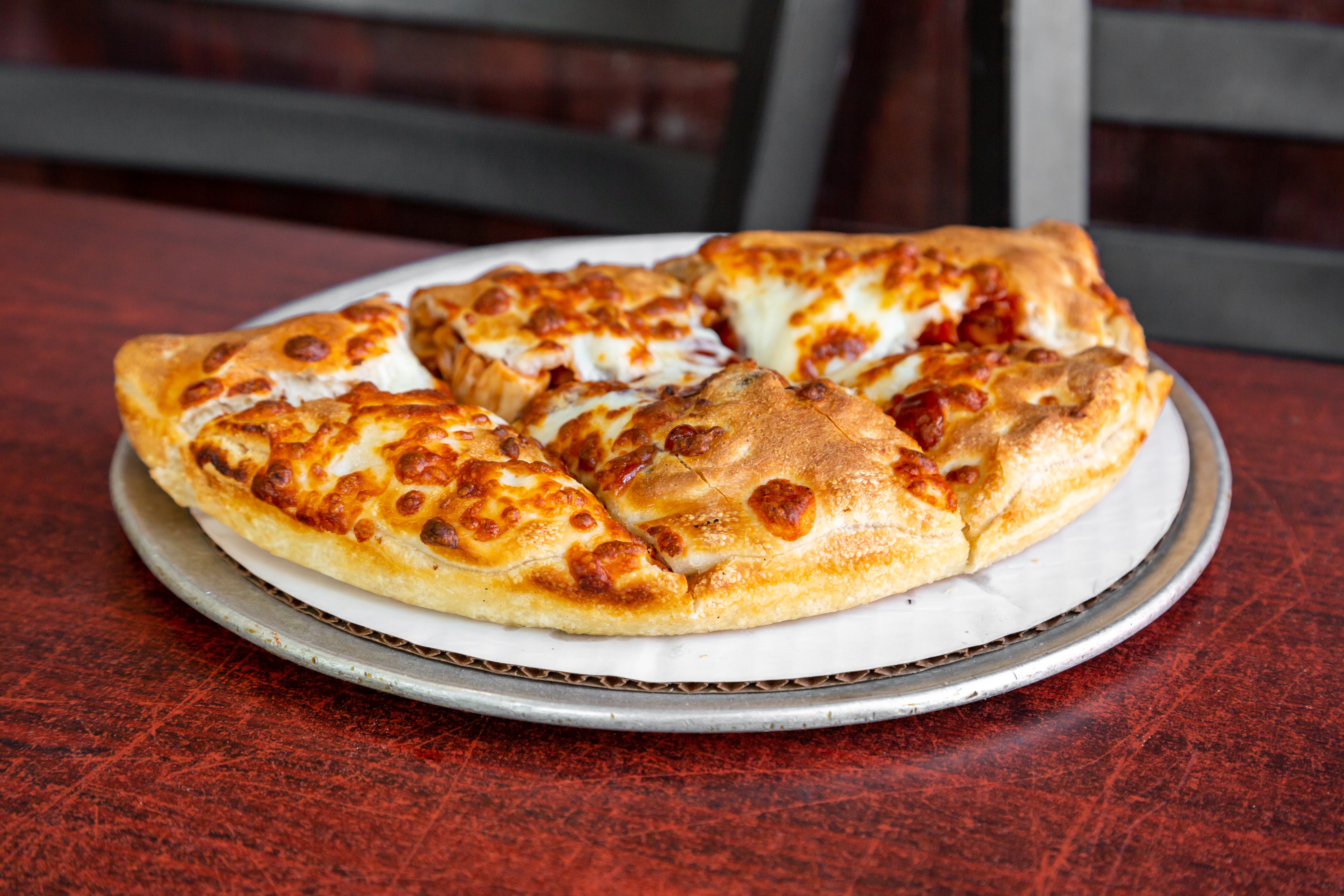Order BBQ Chicken Calzone - Small food online from Little Pizza King store, Brighton on bringmethat.com
