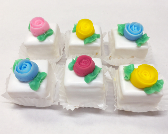 Order 6 Piece Petit Fours food online from Heidelberg Pastry Shoppe store, Arlington on bringmethat.com