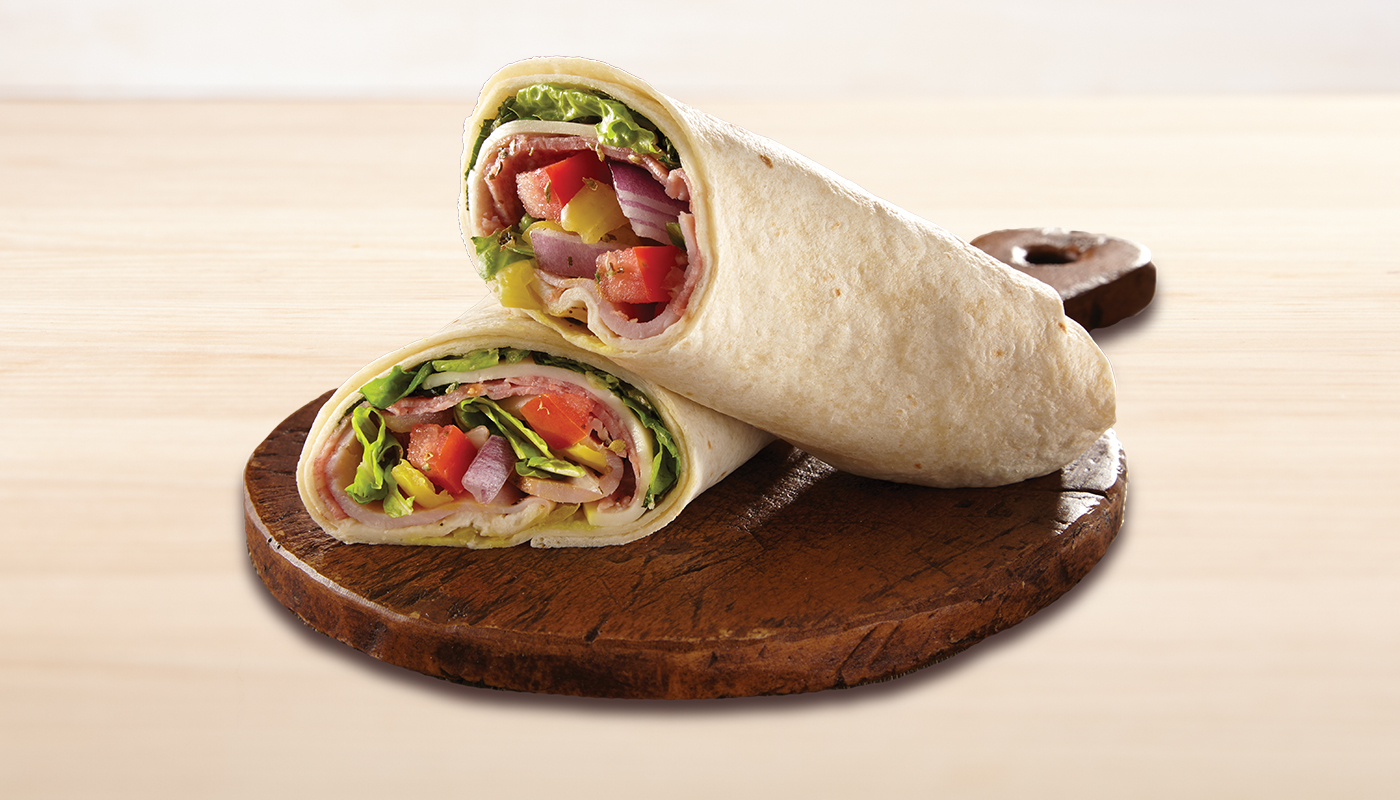 Order Classic Italian Wrap (478cals) food online from QuickChek store, Whippany on bringmethat.com