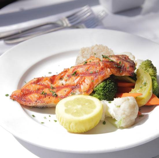 Order Grilled Salmon food online from Porta Via store, Pacific Palisades on bringmethat.com