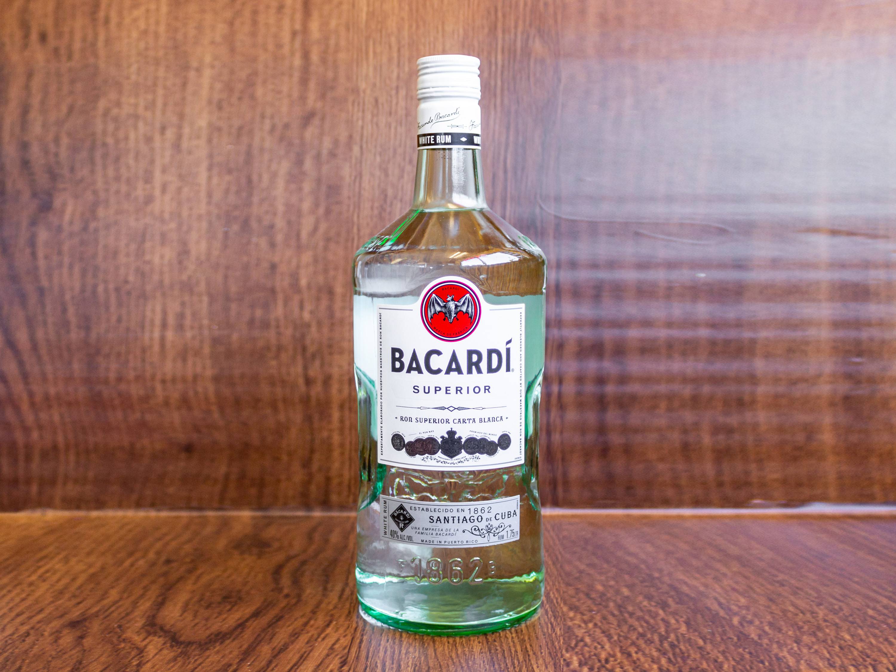 Order Bacardi Superior Rum food online from Fort Hill Liquor Store store, Rochester on bringmethat.com