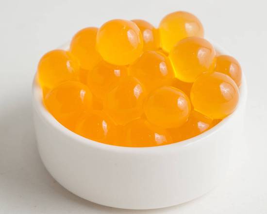 Order Mango Popping Boba (Cold Only) food online from Gong Cha & Fuji Teriyaki store, Silver Spring on bringmethat.com
