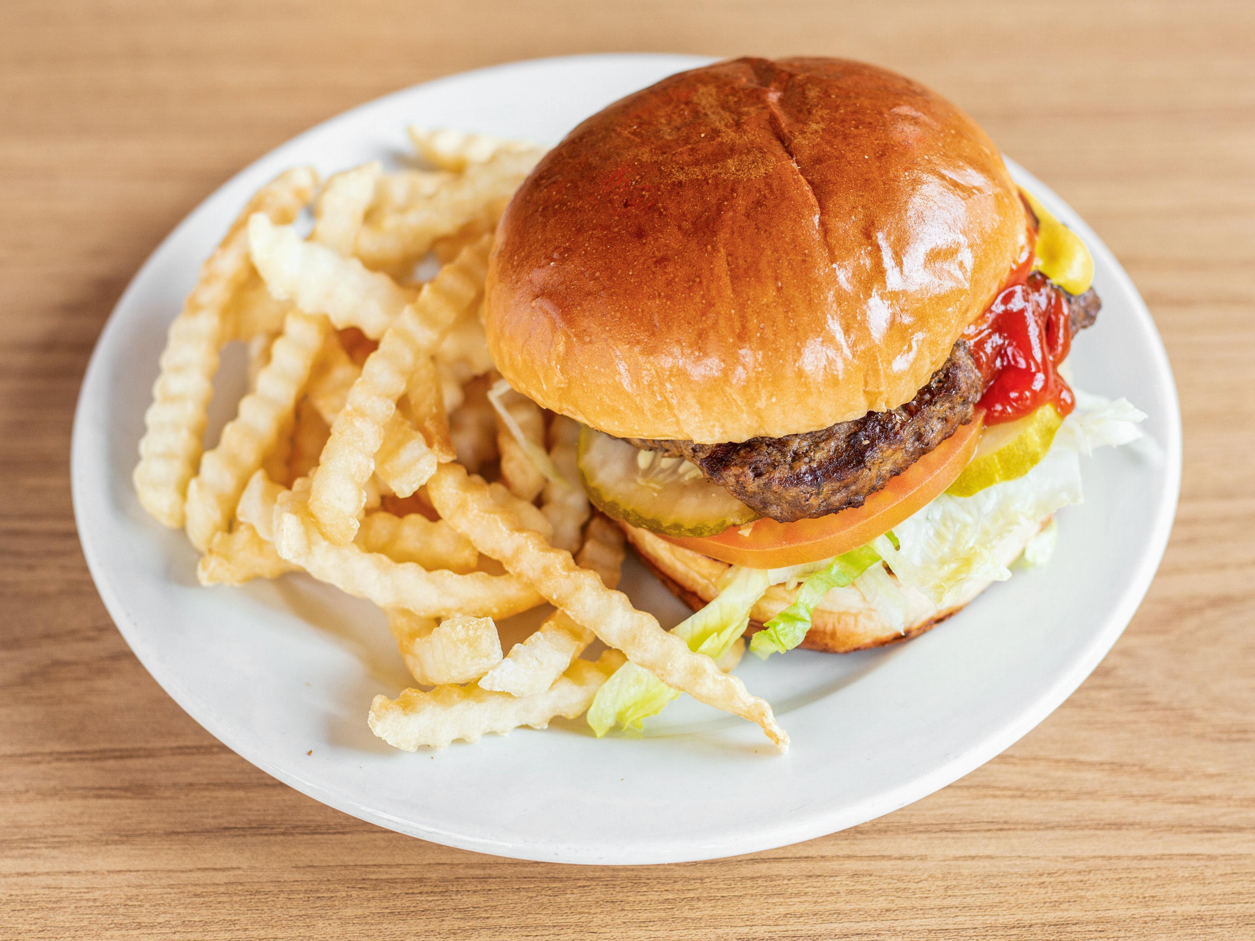 order online - Merkts Char Cheddar Burger from The Hat Chicago on bringmethat.com
