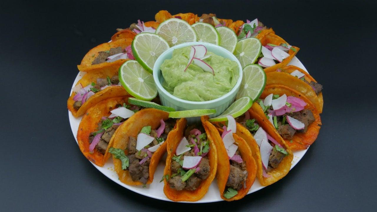 Order 20 Tacos box food online from Tacos Locos The Real Mexican Flavor store, San Angelo on bringmethat.com