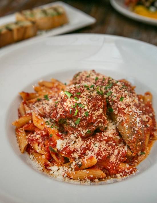 Order Penne with 1 Meatball & 1 Sausage food online from Olazzo store, Bethesda on bringmethat.com