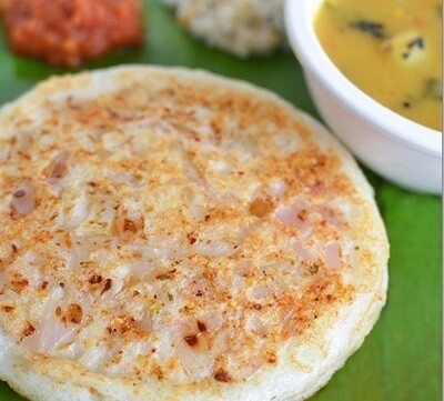 Order Onion Uthappam food online from Peacock Indian Cuisine store, Plano on bringmethat.com