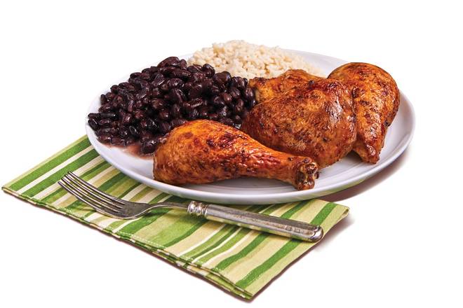 Order 1/2 Fire Grilled Chicken - With Rice & Beans food online from Pollo Tropical store, Lauderhill on bringmethat.com