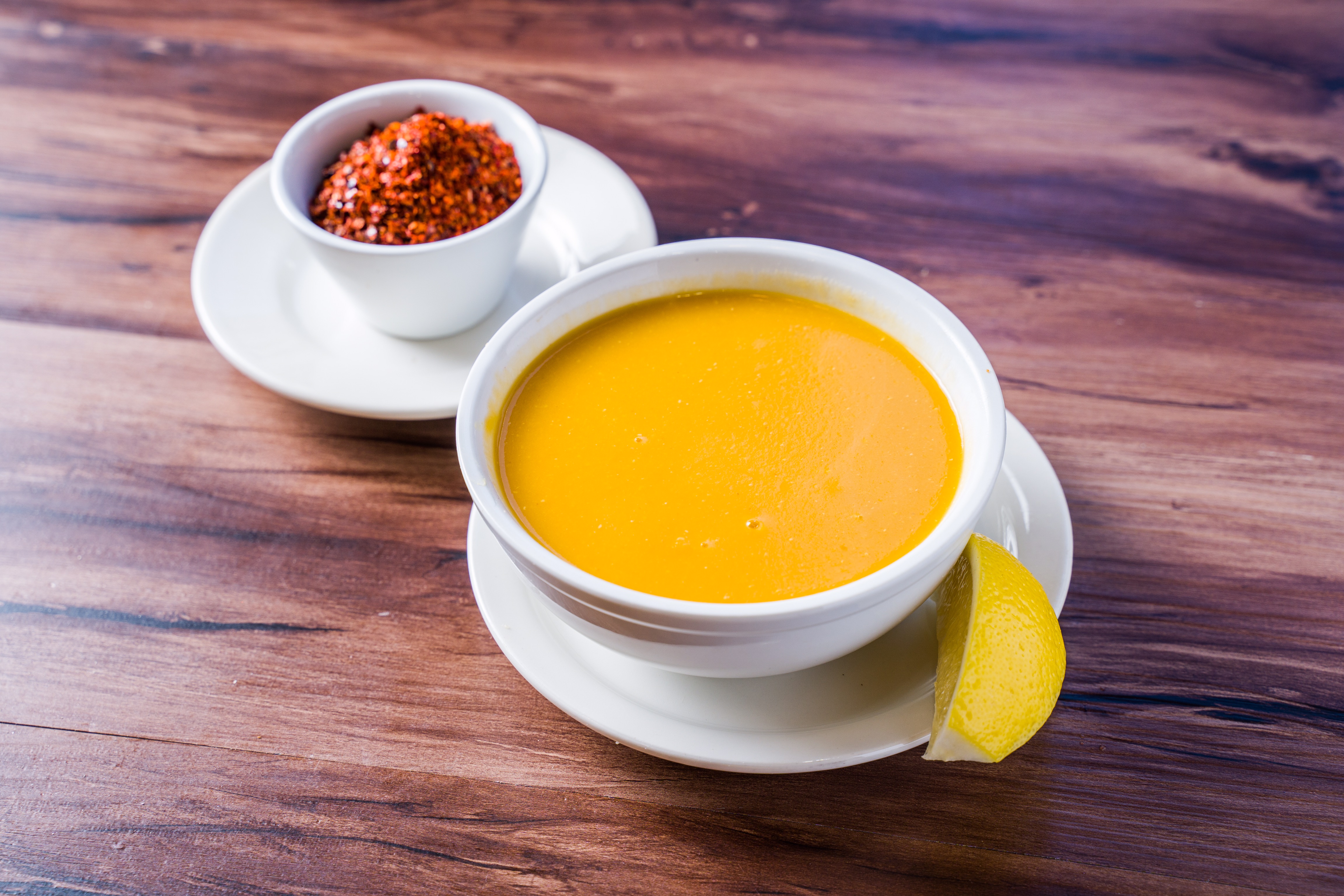 Order 1. Red Lentil Soup food online from Sophra Grill store, New York on bringmethat.com