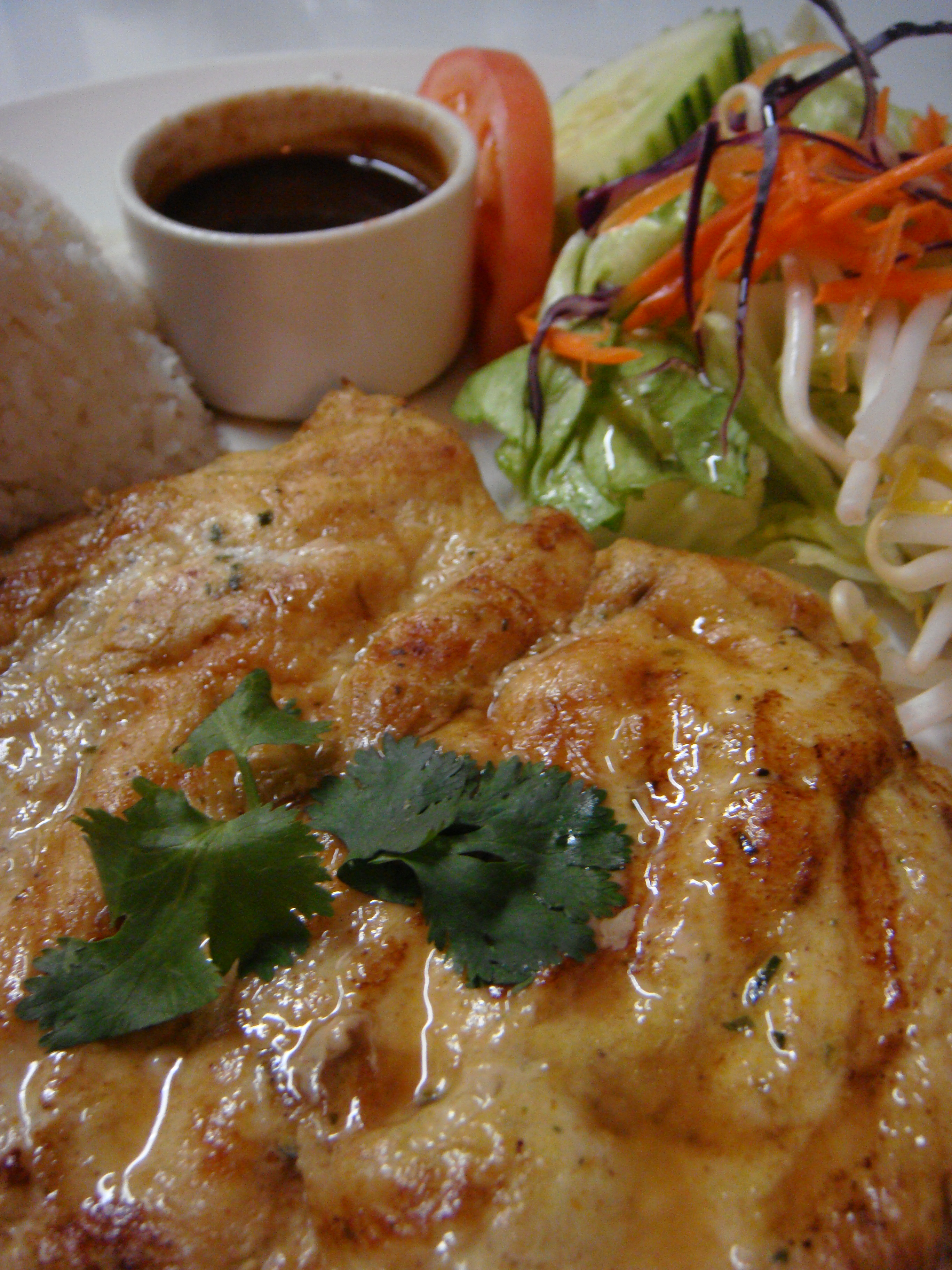 Order 22. Thai Boulevard BBQ Chicken food online from Thai boulevard store, Forest Hills on bringmethat.com