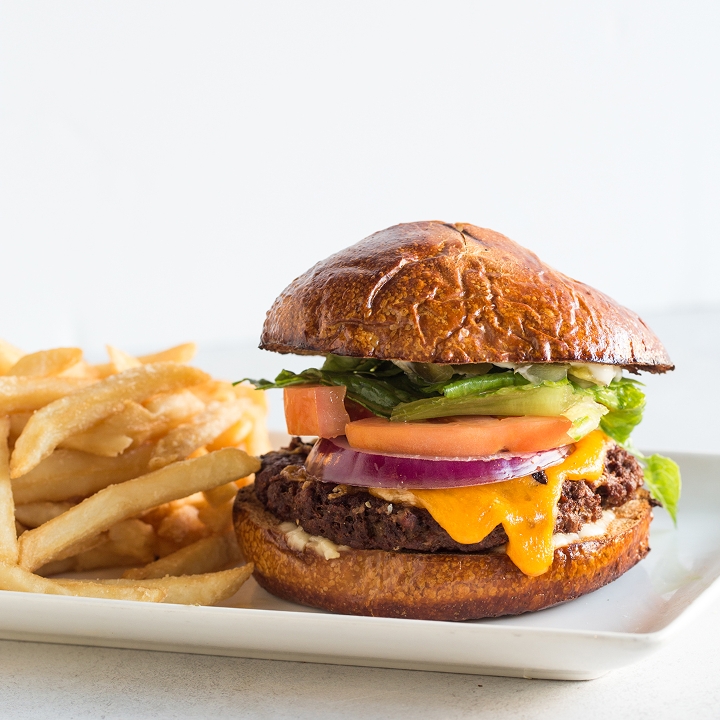 Order Veggie Burger food online from Central Perk Cafe store, Cedarhurst on bringmethat.com