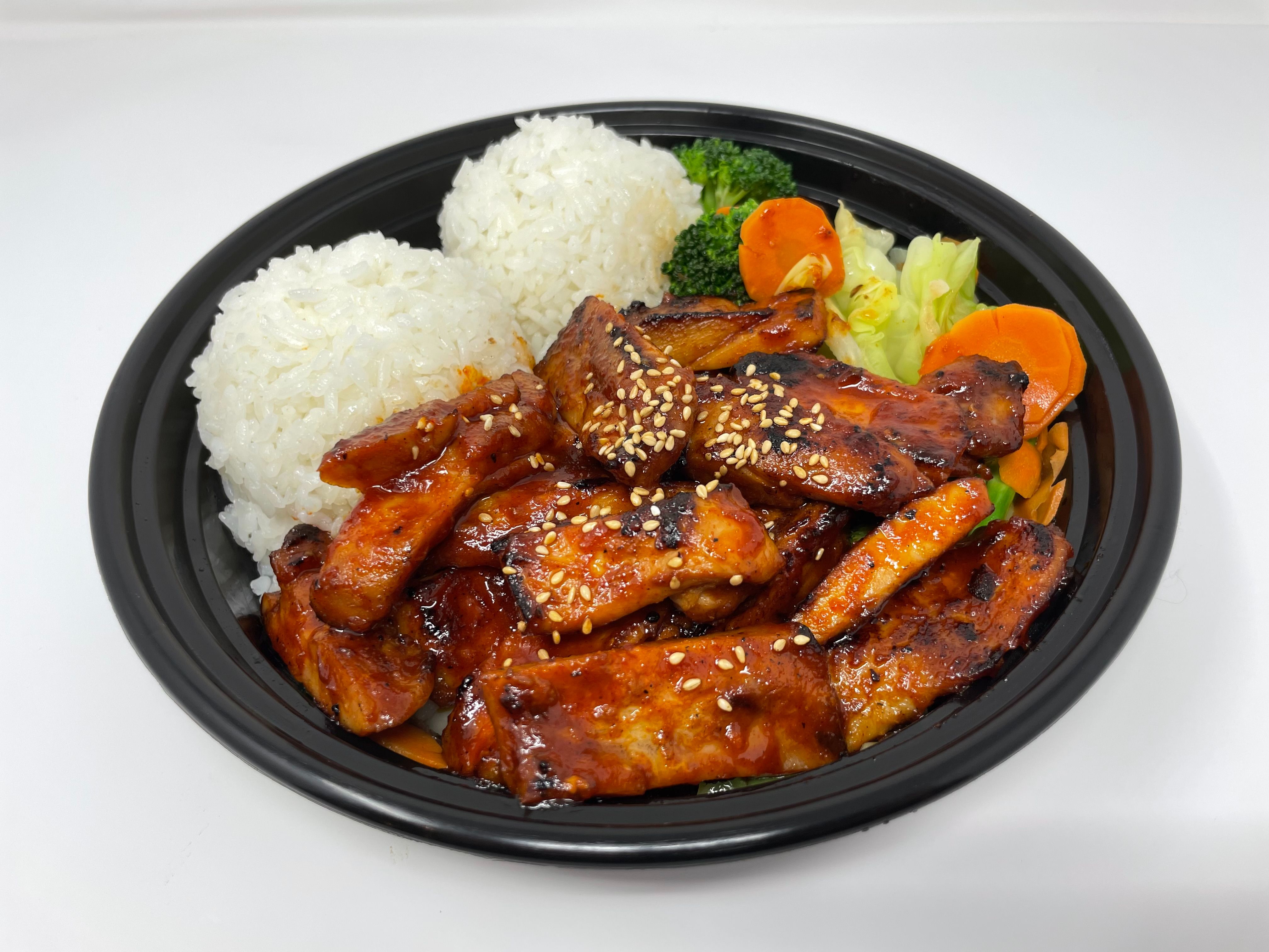 Order Korean Spicy Chicken food online from Kokiyo Teriyaki Express store, Beaverton on bringmethat.com