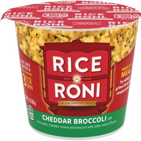 Order Rice-A-Roni Cheddar Broccoli 2.11oz food online from Aplus store, Philadelphia on bringmethat.com