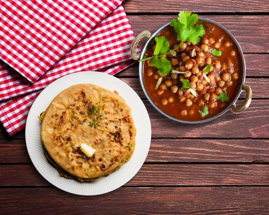 Order Chickpea Special & Paratha food online from Bowl-O-India store, Marietta on bringmethat.com