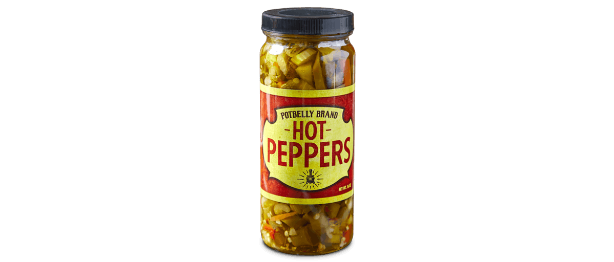 Order Hot Peppers Jar food online from Potbelly Sandwich Works store, Cincinnati on bringmethat.com