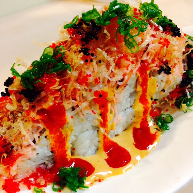 Order Volcano Roll food online from Panida thai & sushi bar store, Rockville on bringmethat.com