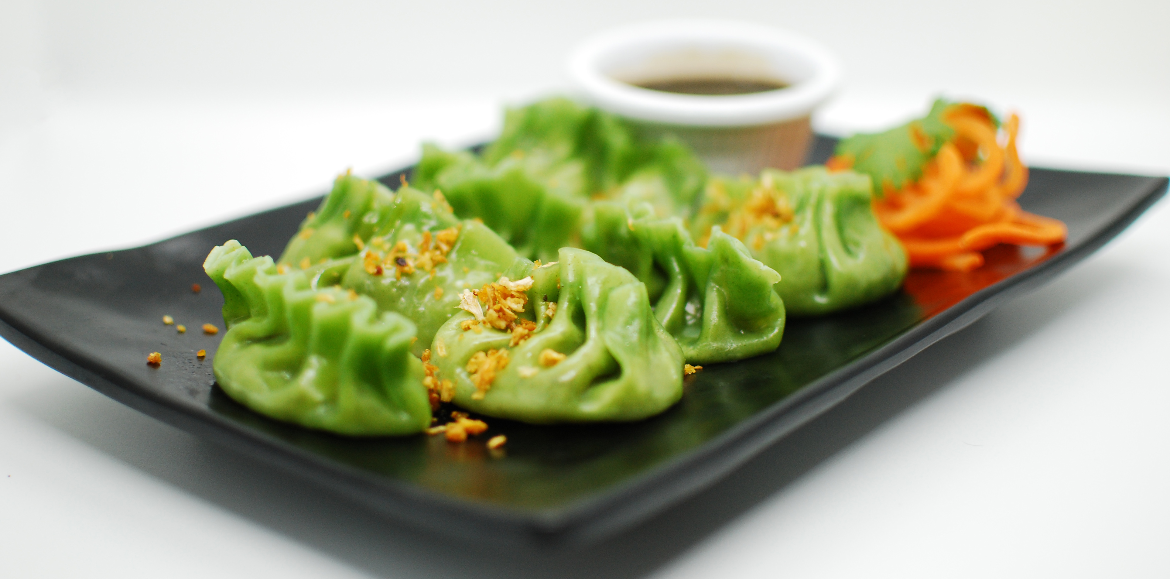 Order Vegetable Dumplings food online from China Spice NYC store, New York on bringmethat.com
