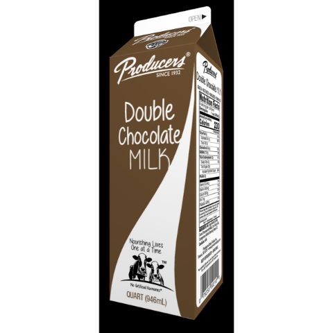 Order Producers Double Chocolate Whole Milk 1 Quart food online from 7-Eleven store, Manteca on bringmethat.com