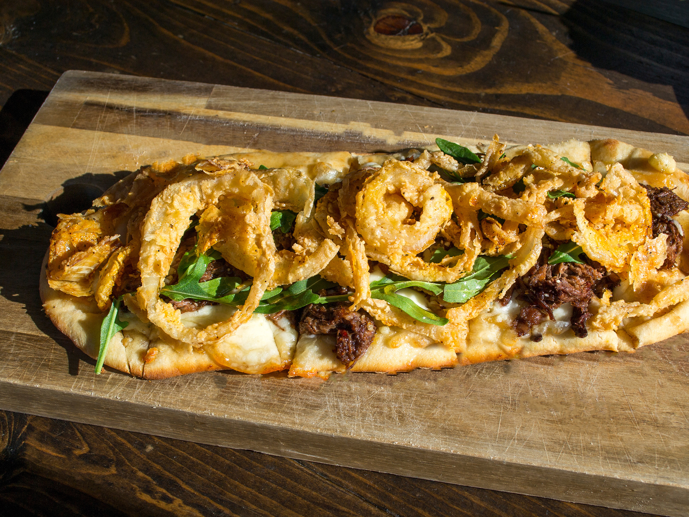 Order Short Rib Flatbread food online from Voltaire Beach House store, San Diego on bringmethat.com