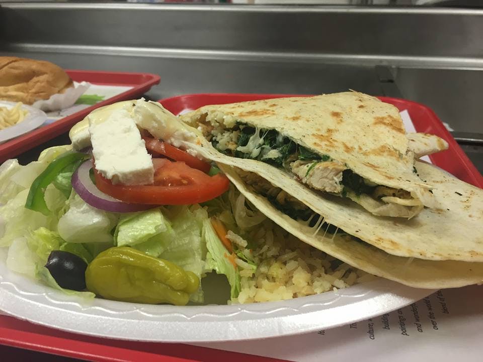 Order Chicken Quesadilla Dinner - Dinners food online from Rafael Pizzeria store, Ooltewah on bringmethat.com