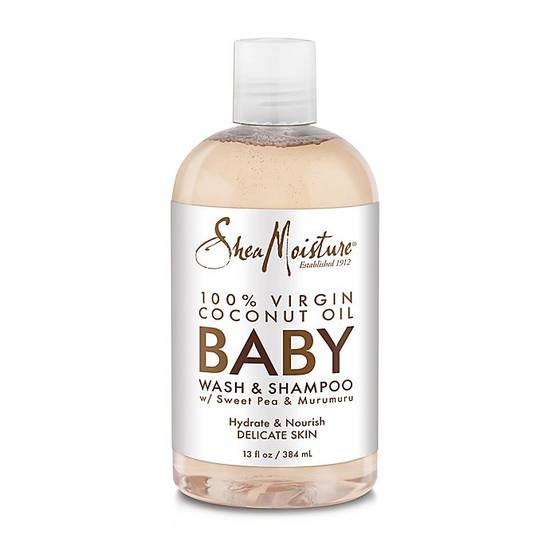 Order SheaMoisture® 13 fl. oz. 100% Virgin Coconut Oil Baby Wash & Shampoo food online from Buybuy Baby store, Whitehall on bringmethat.com