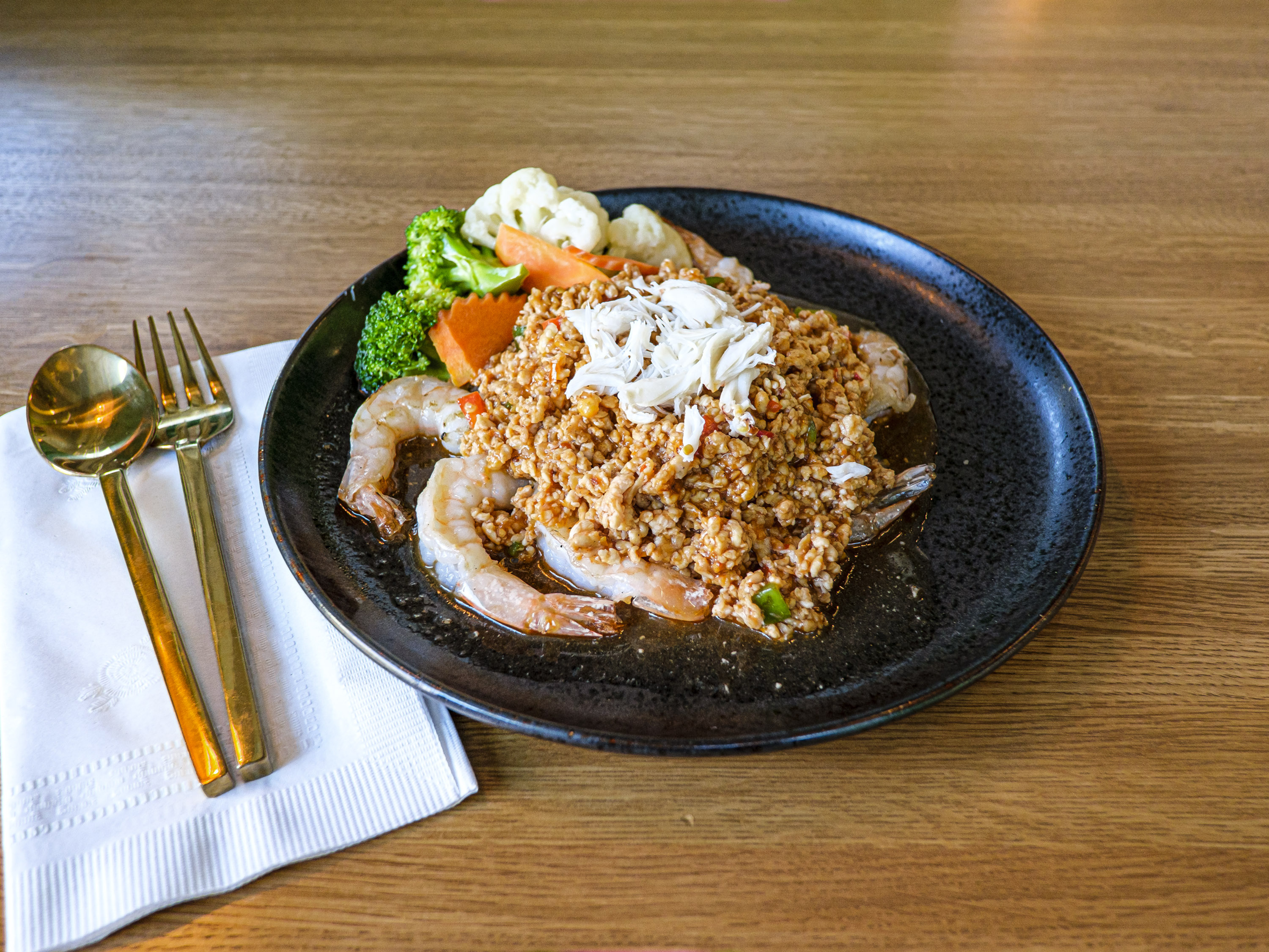 Order Bangkok Shrimp food online from Dok Khao Thai Eatery store, Woodbridge on bringmethat.com