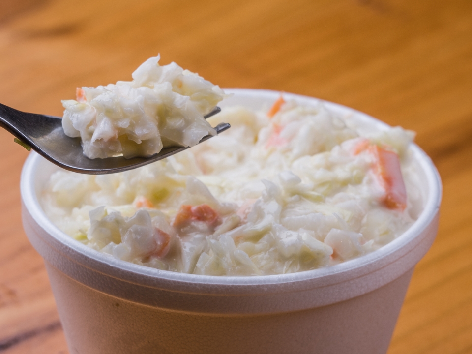 Order Creamy Coleslaw food online from 2 Guys 1 Pit Bbq & Catering store, Tomball on bringmethat.com