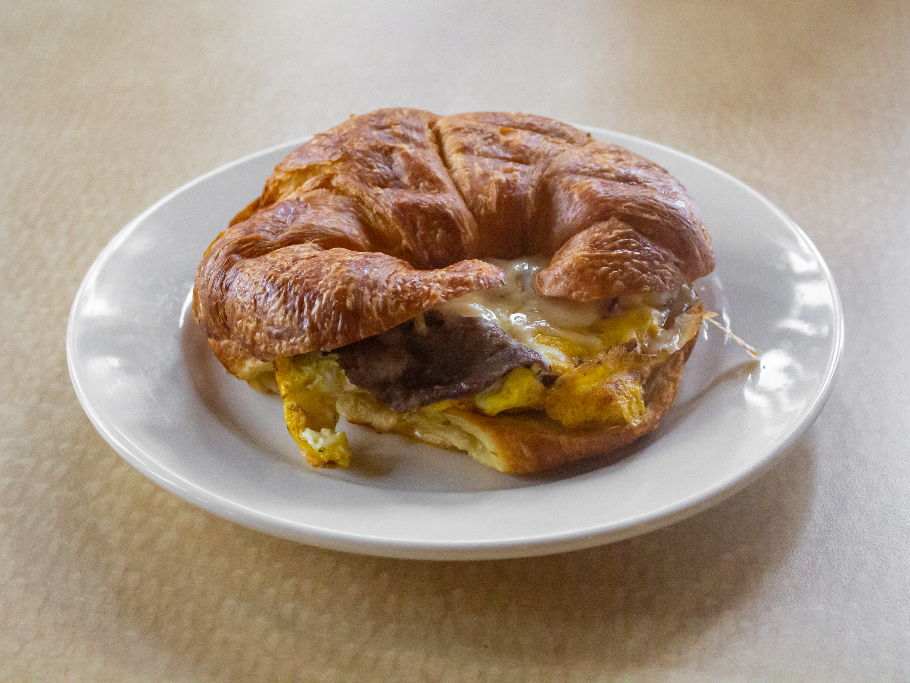 Order The Suzy B Steak Breakfast Sandwich food online from 1872 Cafe store, Rochester on bringmethat.com