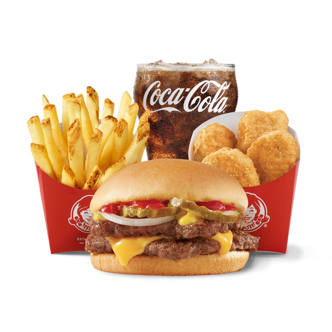 Order Double Stack™ Sandwich – 4 for $4 Meal  food online from Wendy store, Lincoln on bringmethat.com