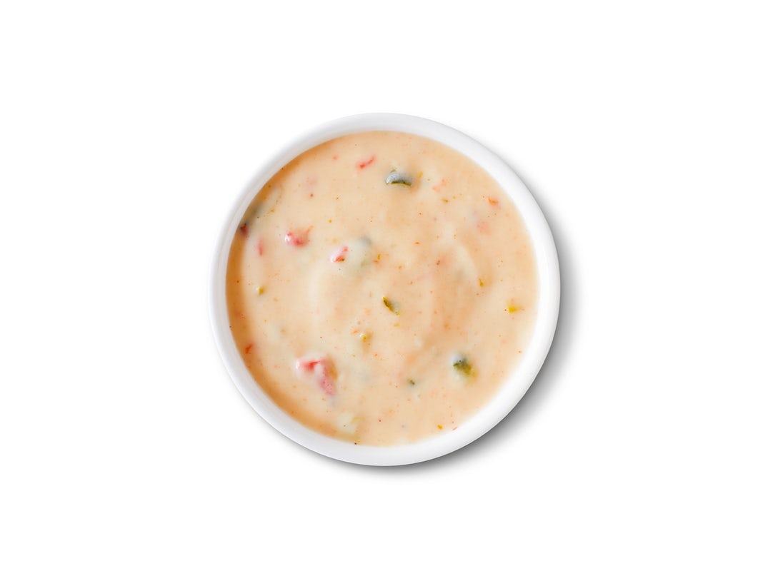 Order Side of 3-Cheese Queso food online from Qdoba Mexican Eats store, Bowling Green on bringmethat.com