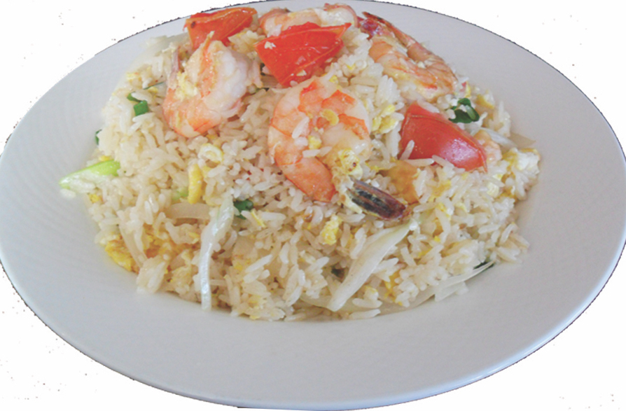 Order House Fried Rice food online from Double Delicious Thai Cuisine store, Fountain Valley on bringmethat.com