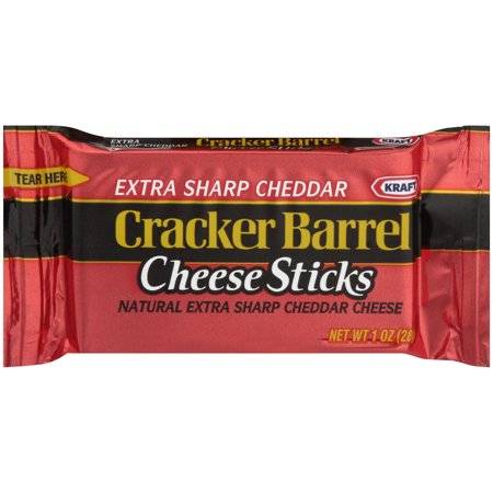 Order Kraft Cracker Barrel Extra Sharp Cheese Sticks food online from Exxon Food Mart store, Port Huron on bringmethat.com