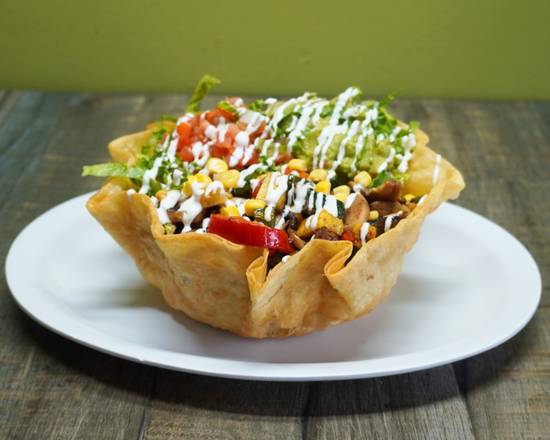 Order Grilled Veggie Tostada food online from Benny's Tacos & Chicken Rotisserie - Culver City store, Los Angeles on bringmethat.com