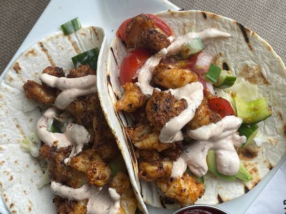 Order Blackened Shrimp Tacos food online from Twigs Bistro And Martini Bar store, Meridian on bringmethat.com