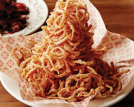 Order Onion Straws food online from Lucille Smokehouse Bbq store, Pasadena on bringmethat.com