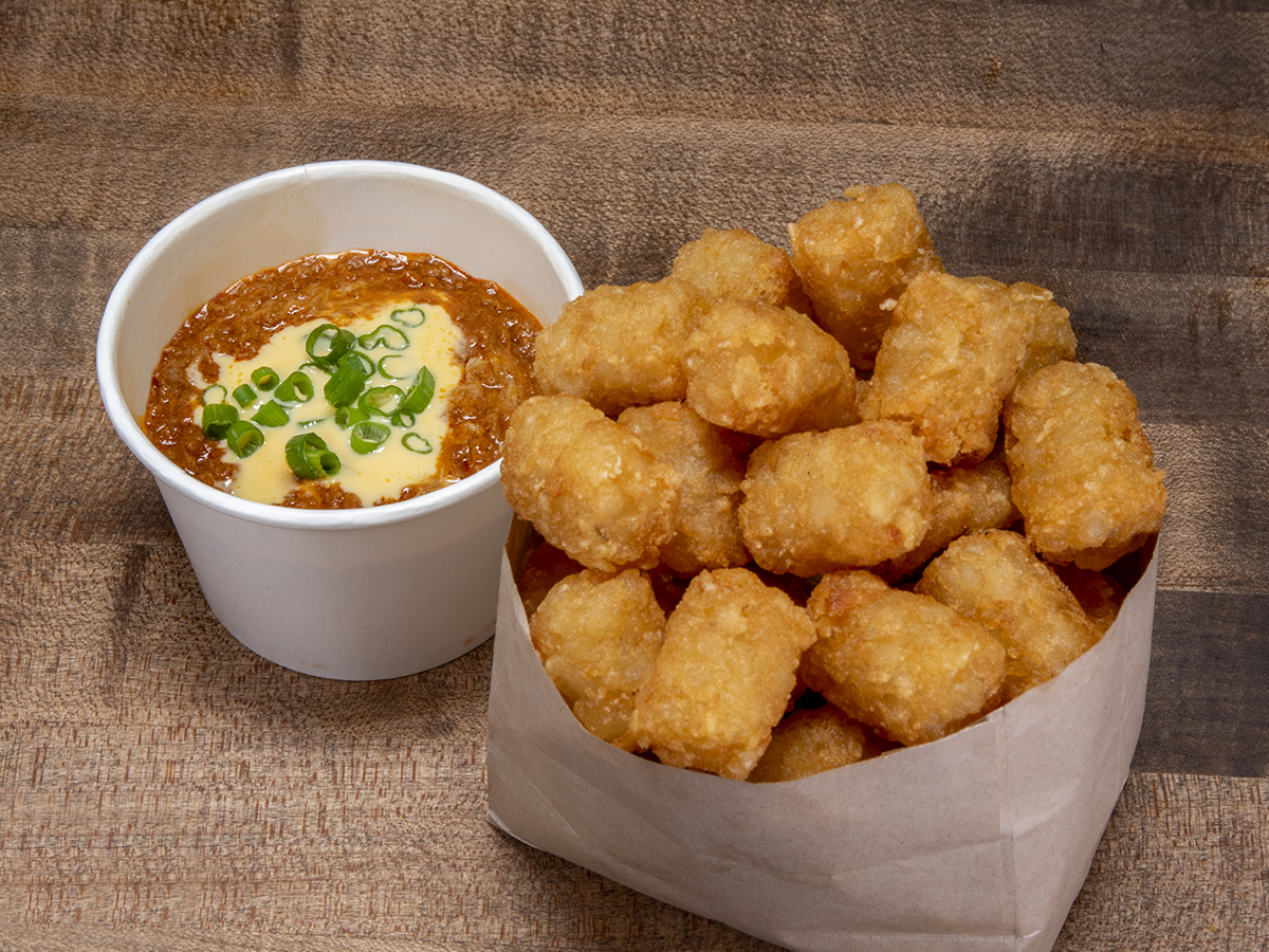Order Chili Cheese Tots food online from Bad-Ass Breakfast Burritos store, Los Angeles on bringmethat.com
