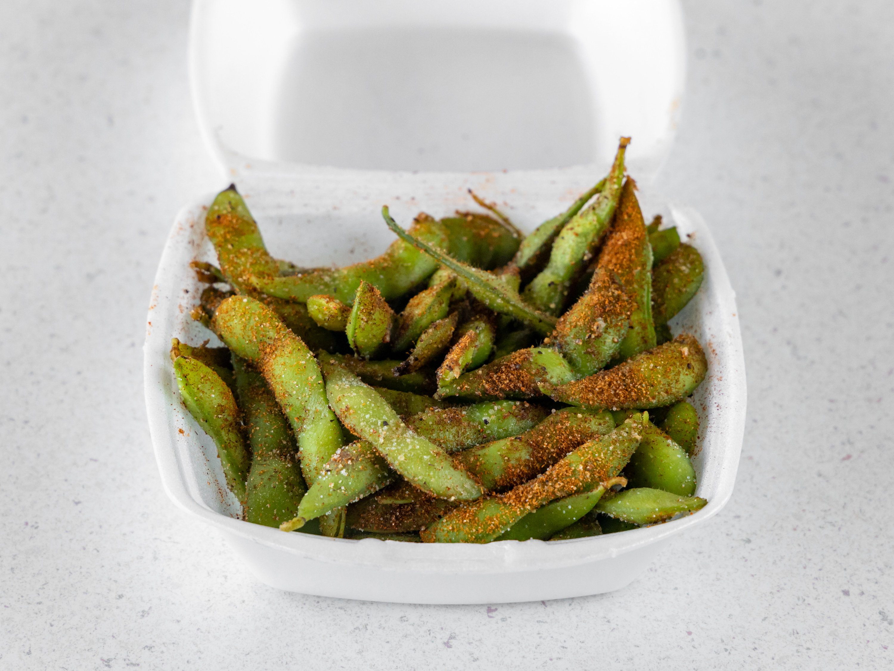 Order Spicy Edamame food online from Hilo Volcano Grill store, West Covina on bringmethat.com