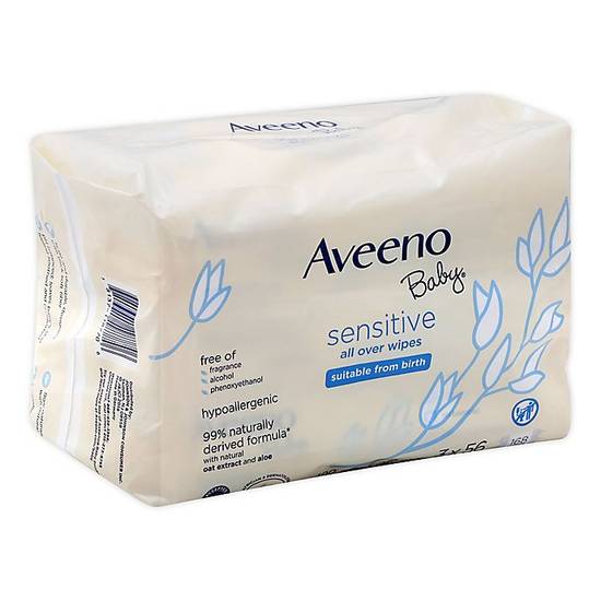 Order Aveeno® 168-Count Baby Sensitive Wipes food online from Buybuy Baby store, Mason on bringmethat.com