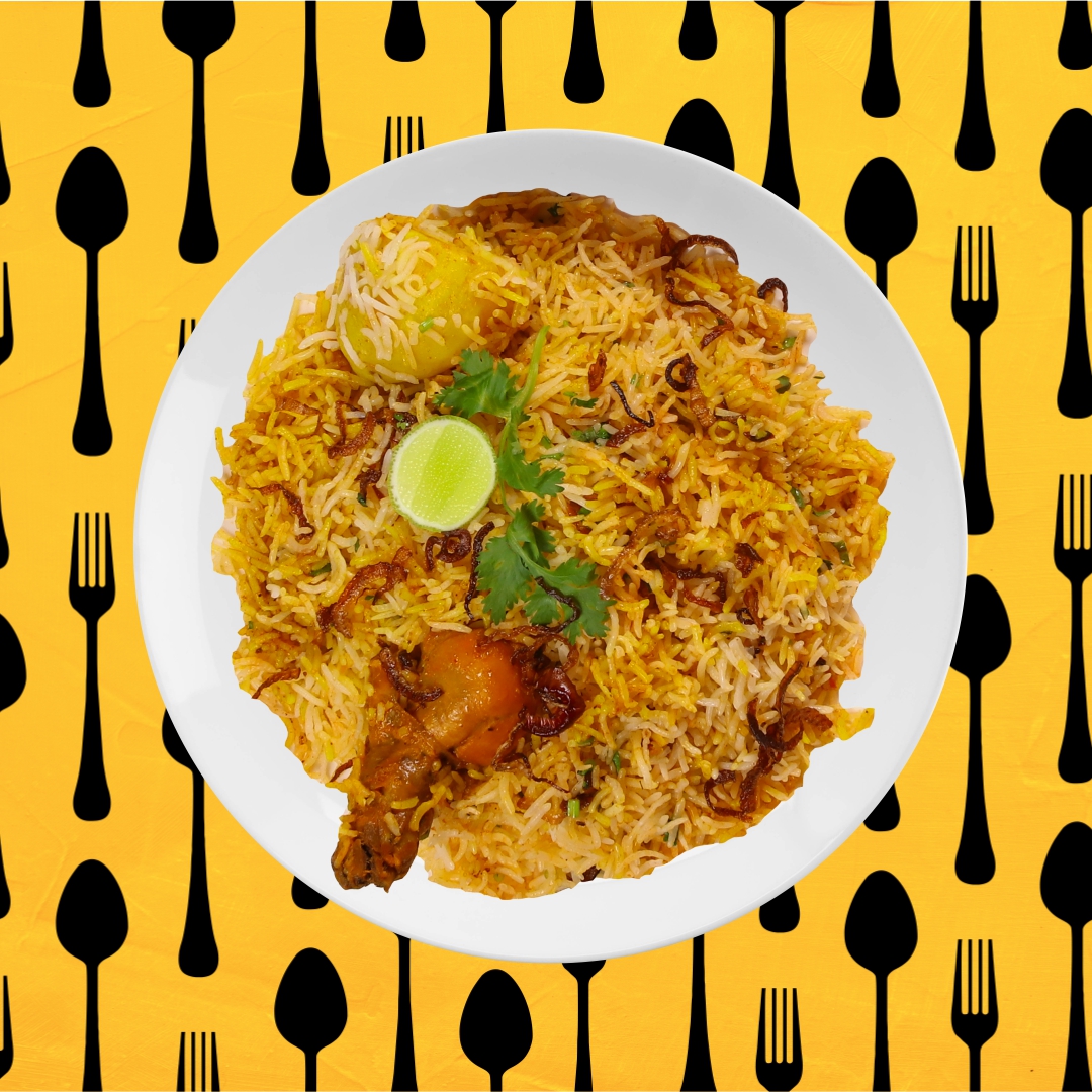 Order Blazin' Chicken Biryani food online from Curry Spoon store, Milton on bringmethat.com
