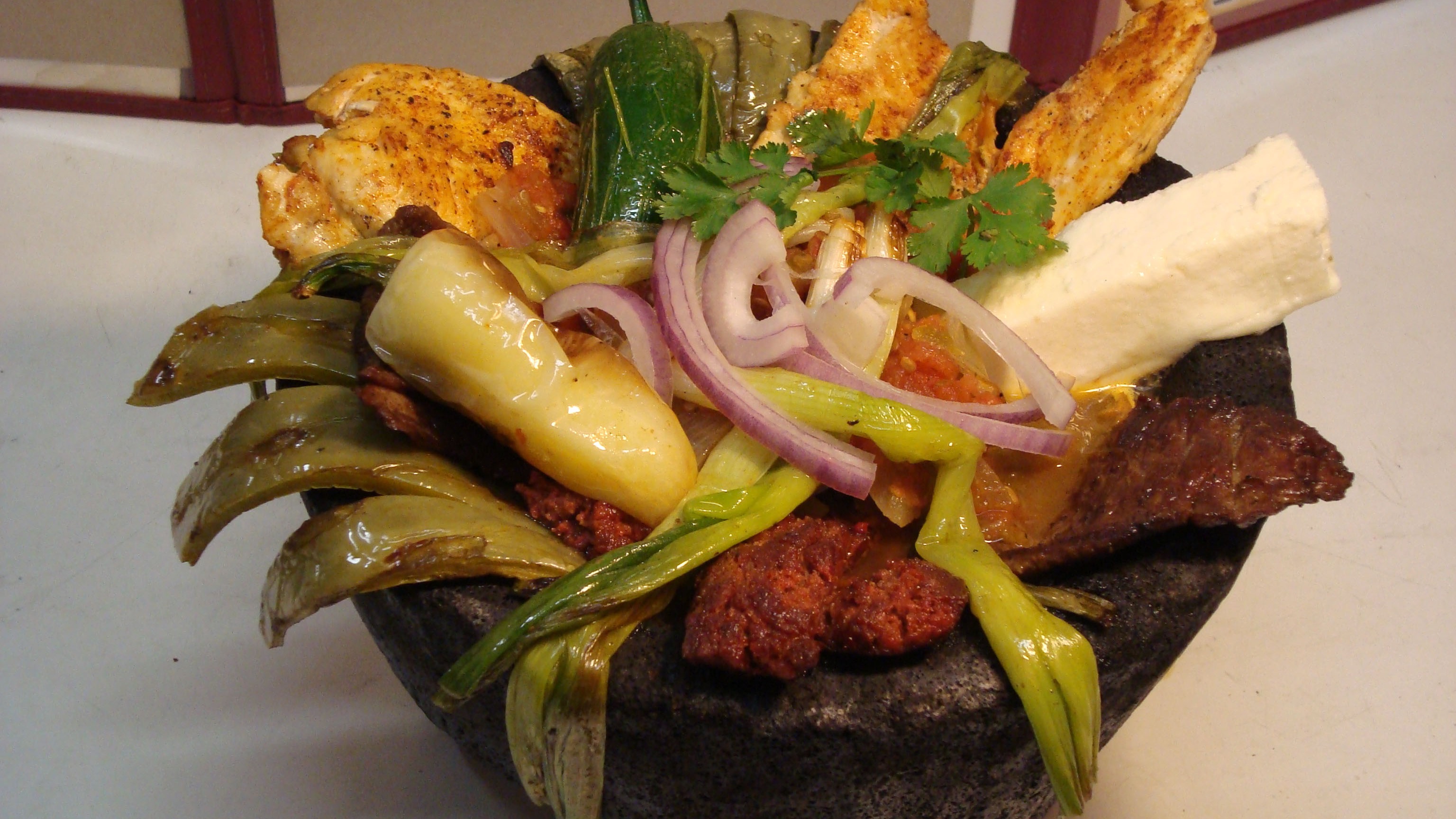 Order Molcajete a la Mexicana food online from La Langosta store, Garden Grove on bringmethat.com