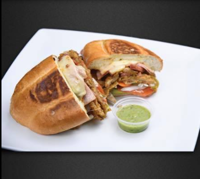 Order Cuban Torta food online from Tacos Azteca store, Cedar Hill on bringmethat.com
