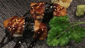 Order Foie Gras Sushi food online from Mochi Sushi store, Sugar Land on bringmethat.com