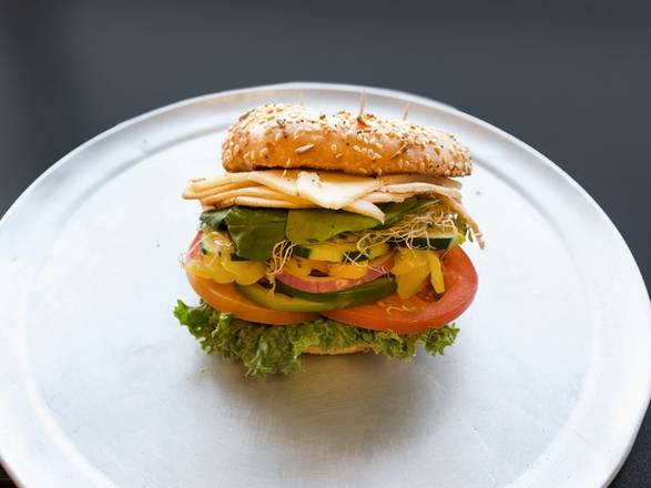 Order Veggie With Cheese food online from Big Daddy Bagels store, Boulder on bringmethat.com